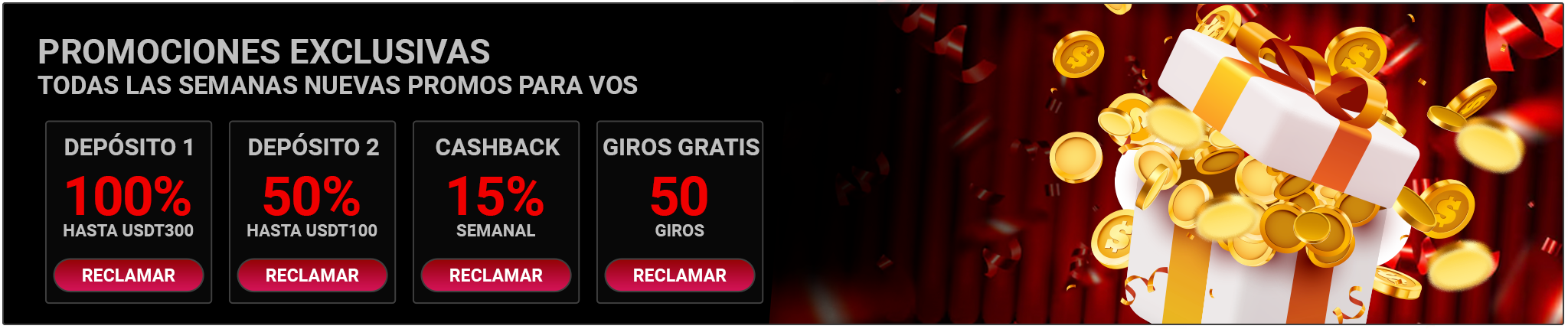 PROMOCIÓNES EXCLUSIVAS